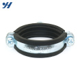 Steel Galvanized Hanging Pipe Clamp With Rubber